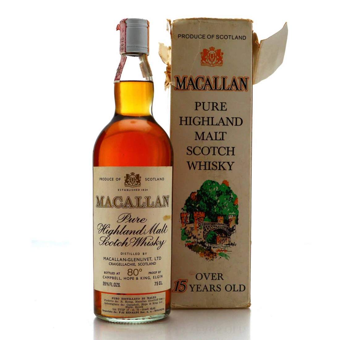 Macallan 1957 Campbell, Hope and King 80 Proof / Rinaldi Import