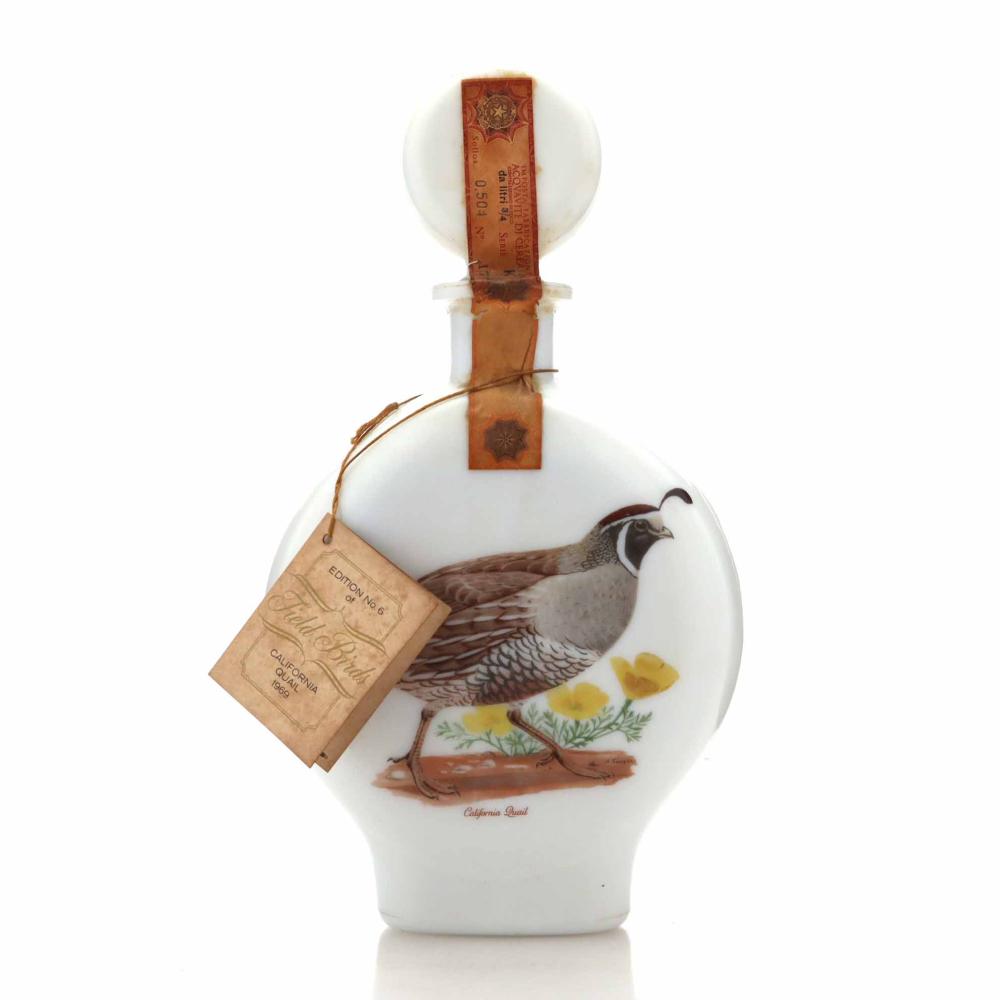 J.W. Dant 8 Year Old 'Field Birds' Decanter 1969 / California Quail