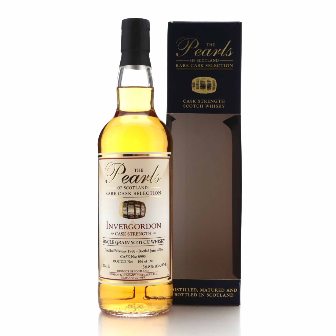 Invergordon 1988 Pearls of Scotland Cask Strength #8993