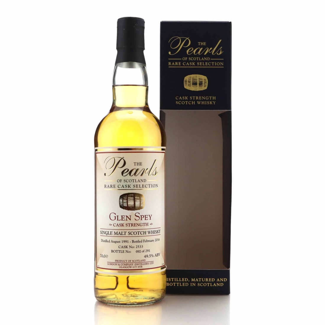 Glen Spey 1991 Pearls of Scotland Cask Strength #2533