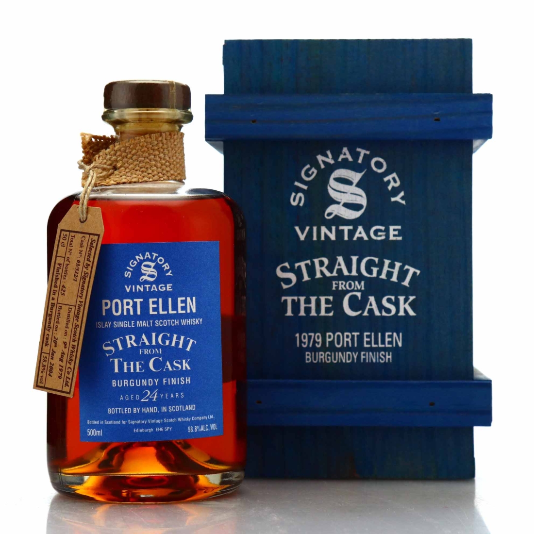 Port Ellen 1979 Signatory Vintage 24 Year Old Burgundy Finish 50cl