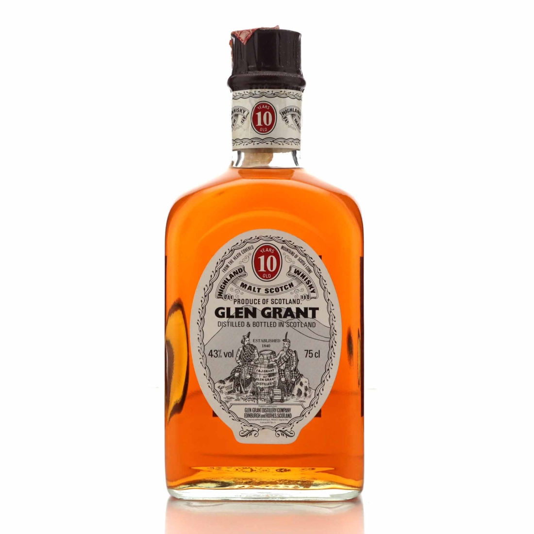 Glen Grant 10 Year Old 1980s / Rene Briand Import