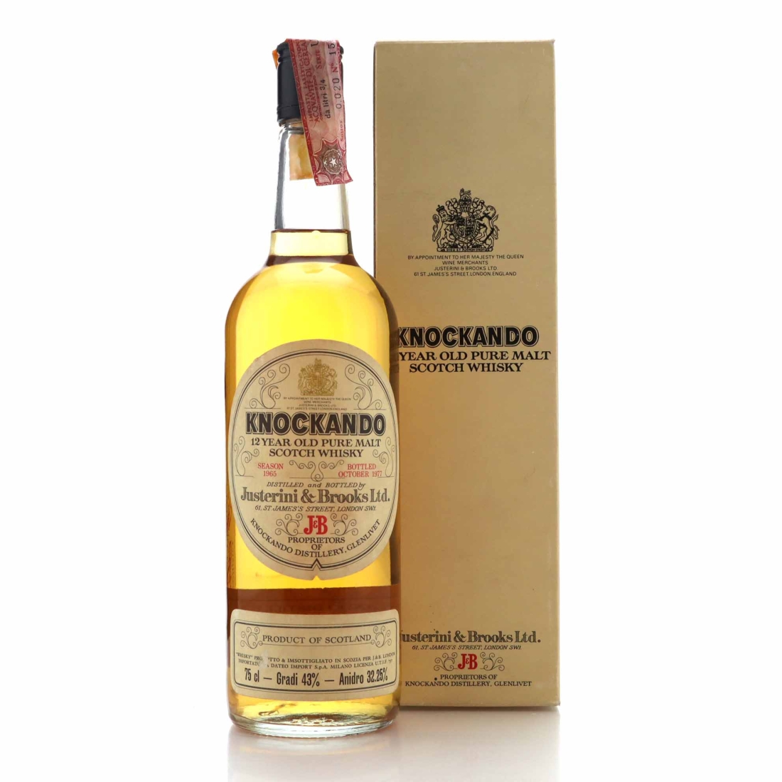 Knockando 1965 12 Year Old / Dateo Import