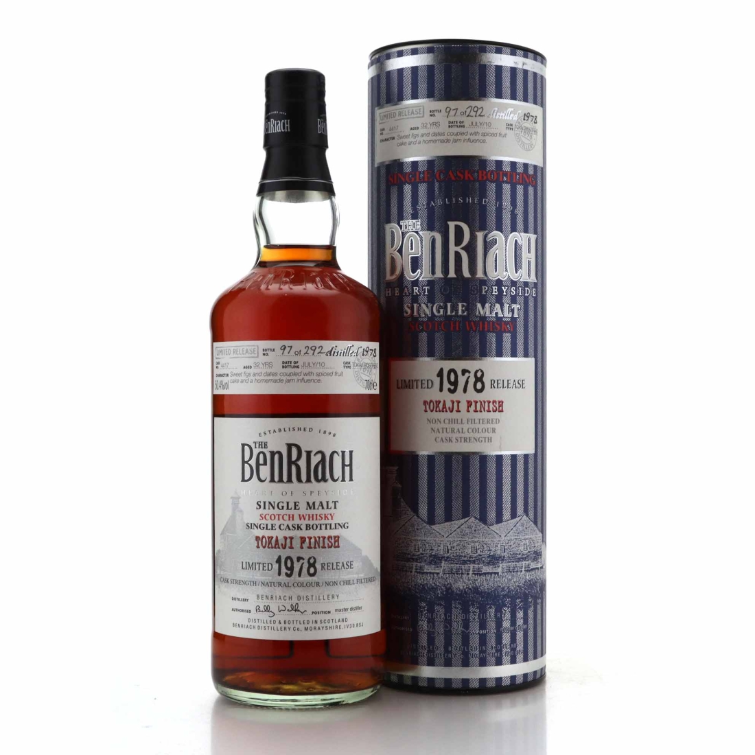 Benriach 1978 Single Tokaji Finish 32 Year Old #4417