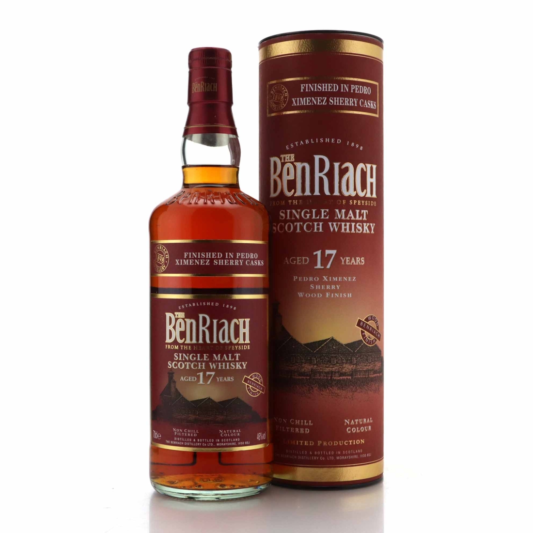 Benriach 17 Year Old PX Sherry Wood Finish