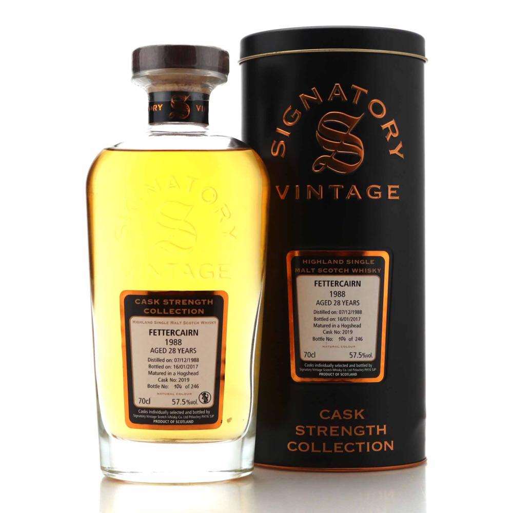 Fettercairn 1988 Signatory Vintage 28 Year Old Cask Strength