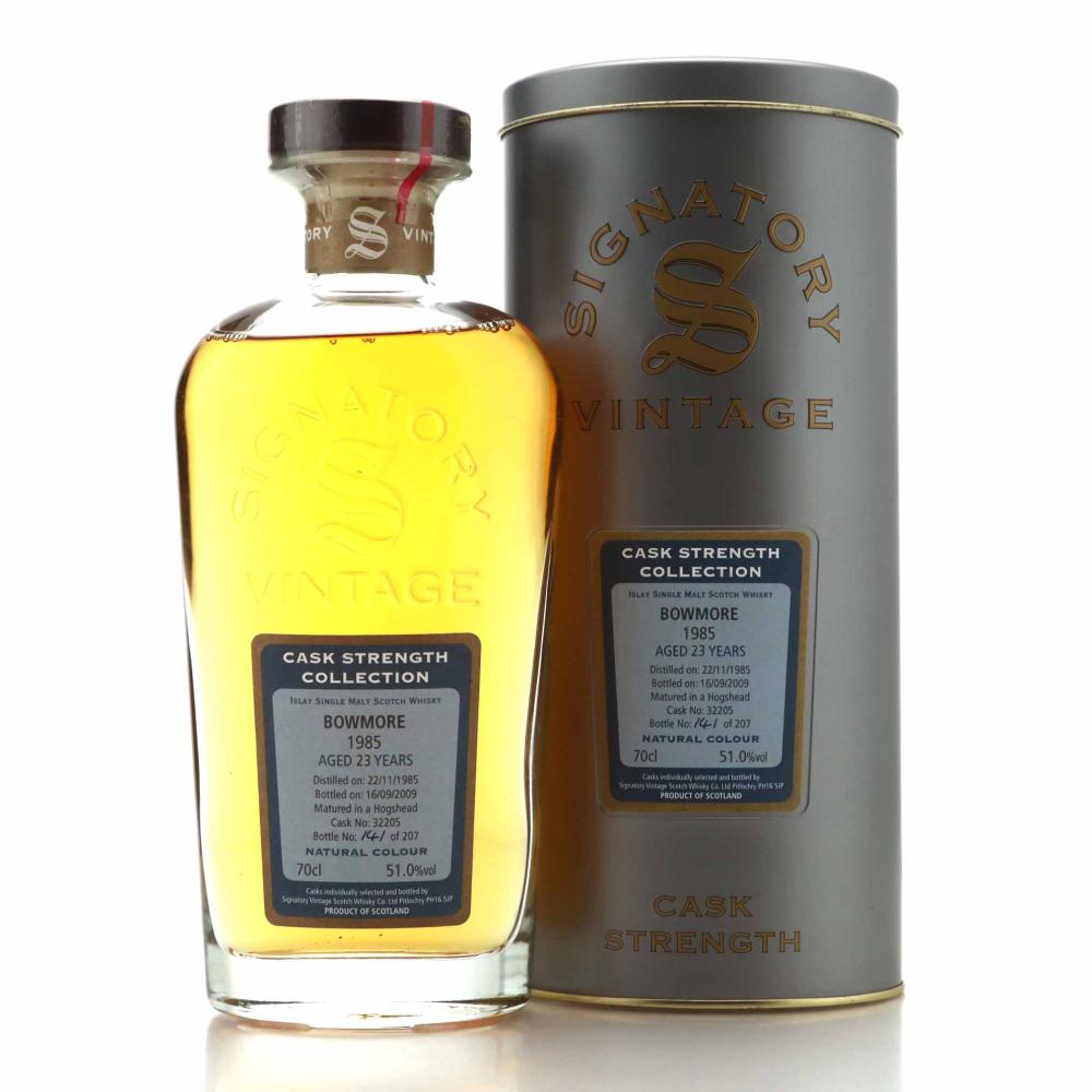 Bowmore 1985 Signatory Vintage 23 Year Old Cask Strength