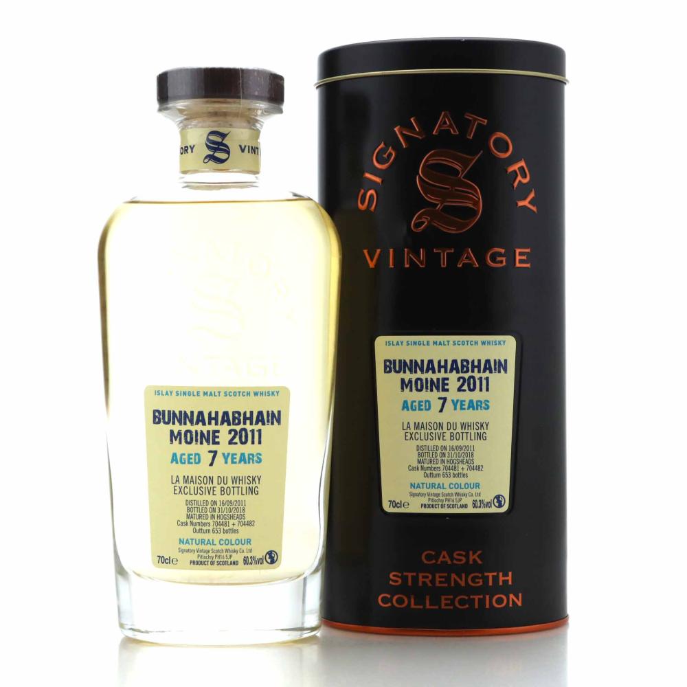 Bunnahabhain Moine 2011 Signatory Vintage 7 Year Old / LMDW