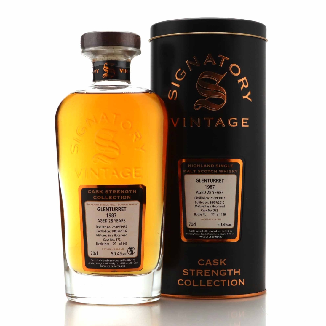 Glenturret 1987 Signatory Vintage 28 Year Old Cask Strength