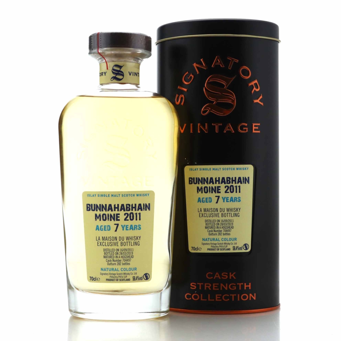 Bunnahabhain Moine 2011 Signatory Vintage 7 Year Old Cask Strength / LMDW