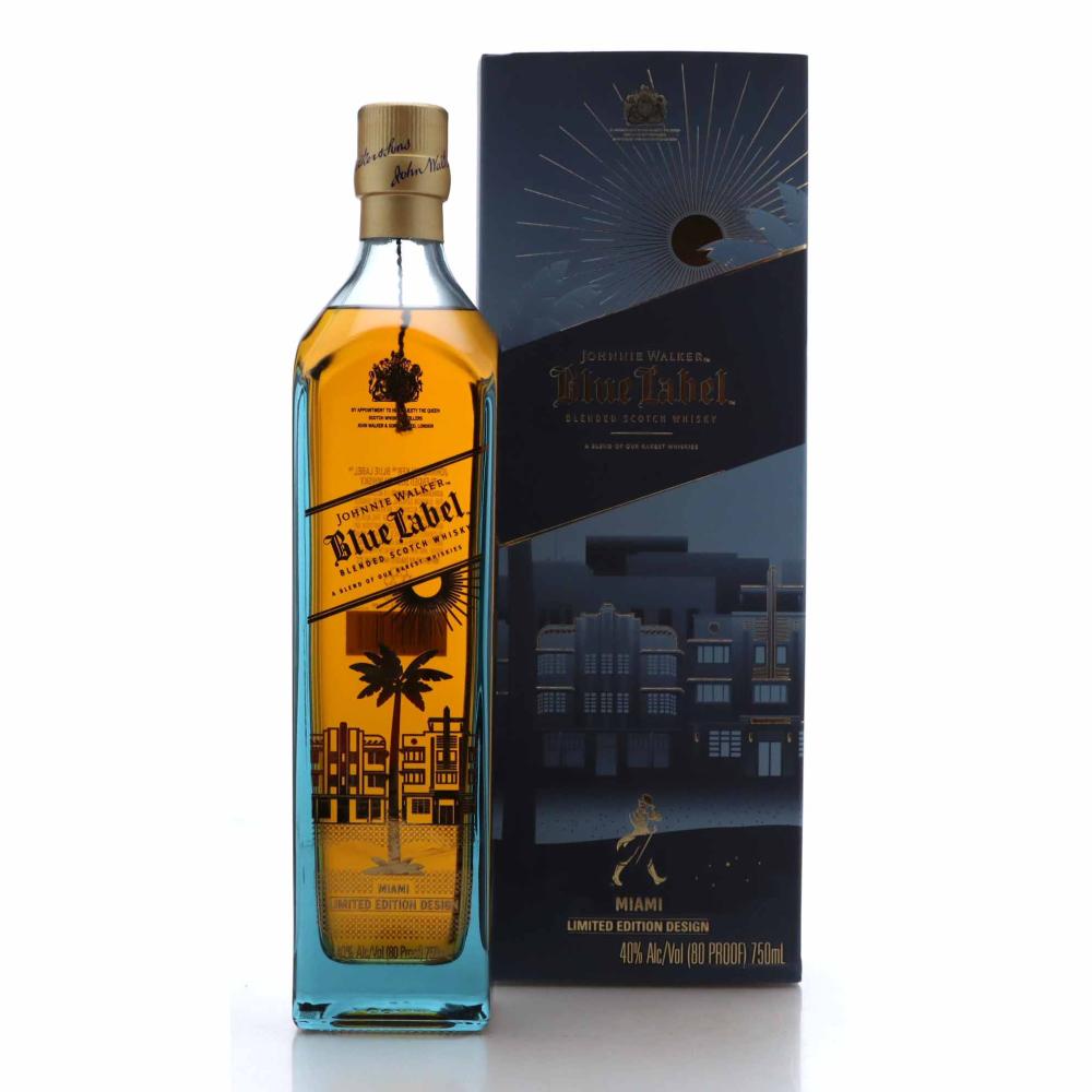 Johnnie Walker Blue Label Miami Limited Edition 75cl / US Import