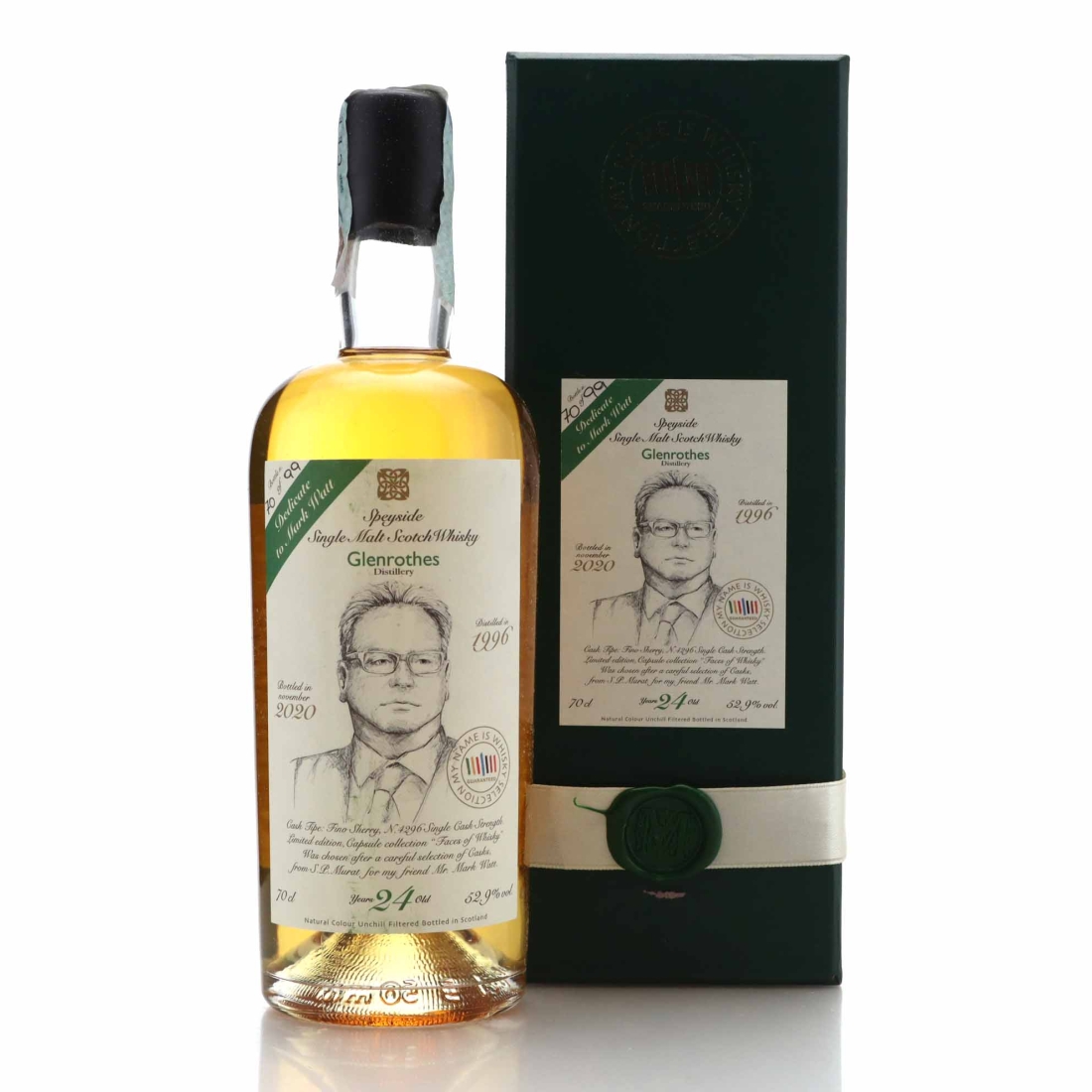 Glenrothes 1996 Fino Sherry Cask 24 Year Old / Mark Watt