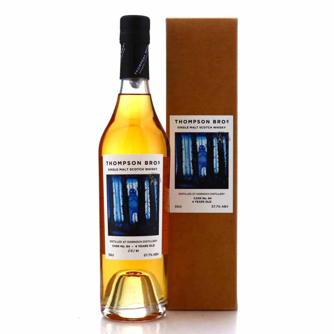 Dornoch 2018 Single Bourbon Cask 4 Year Old #84 50cl