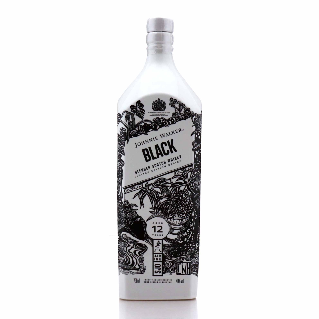 Johnnie Walker Black Label 12 Year Old SJO Air Ink 75cl