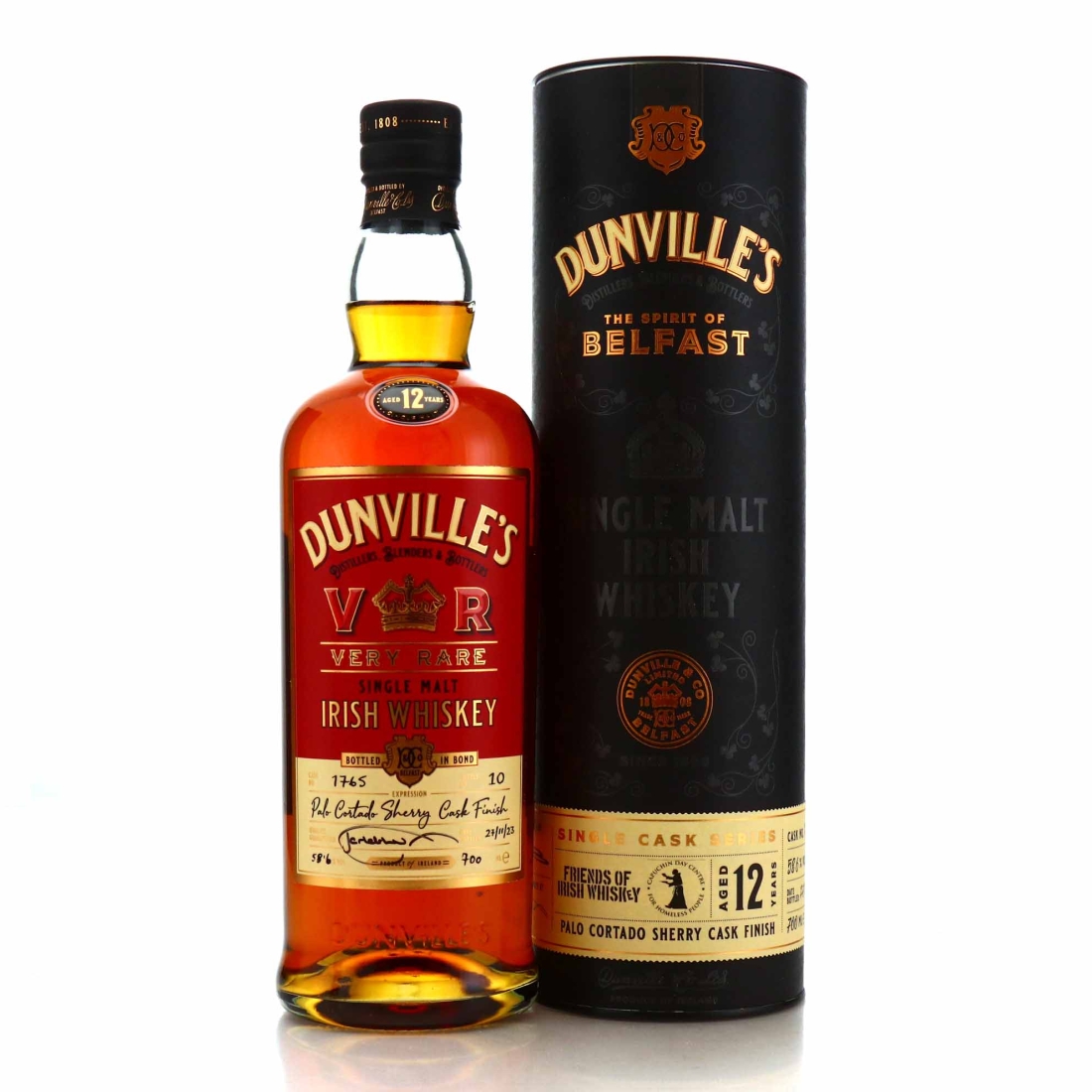 Dunville's VR 12 Year Old Single Palo Cortado Cask #1765