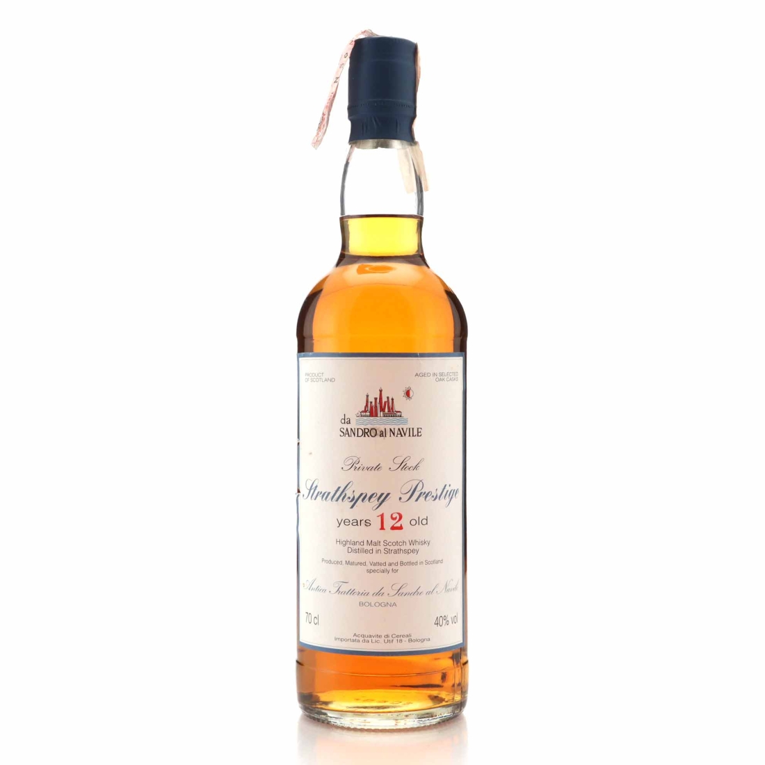 Strathspey Prestige 12 Year Old Da Sandro al Navile