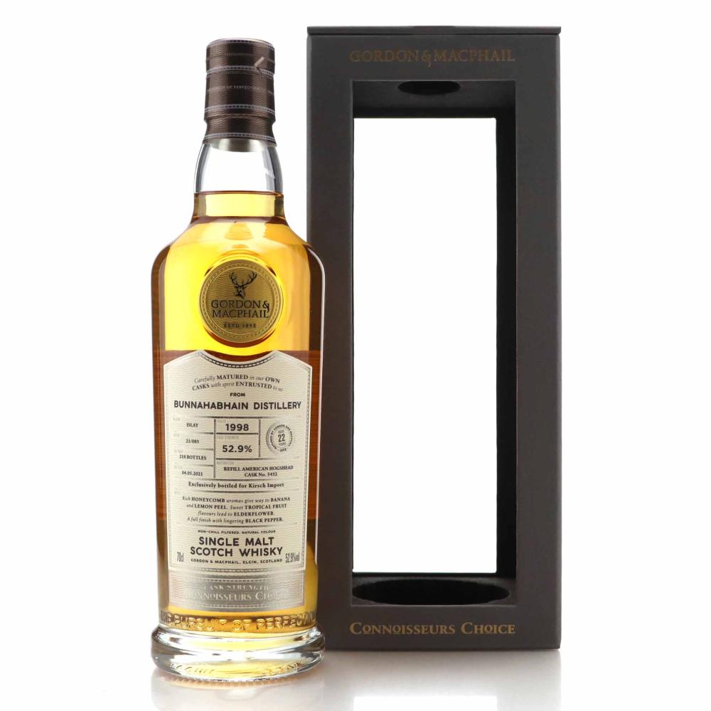 Bunnahabhain 1998 Gordon and MacPhail 22 Year Old Batch #21/085 / Kirsch Import