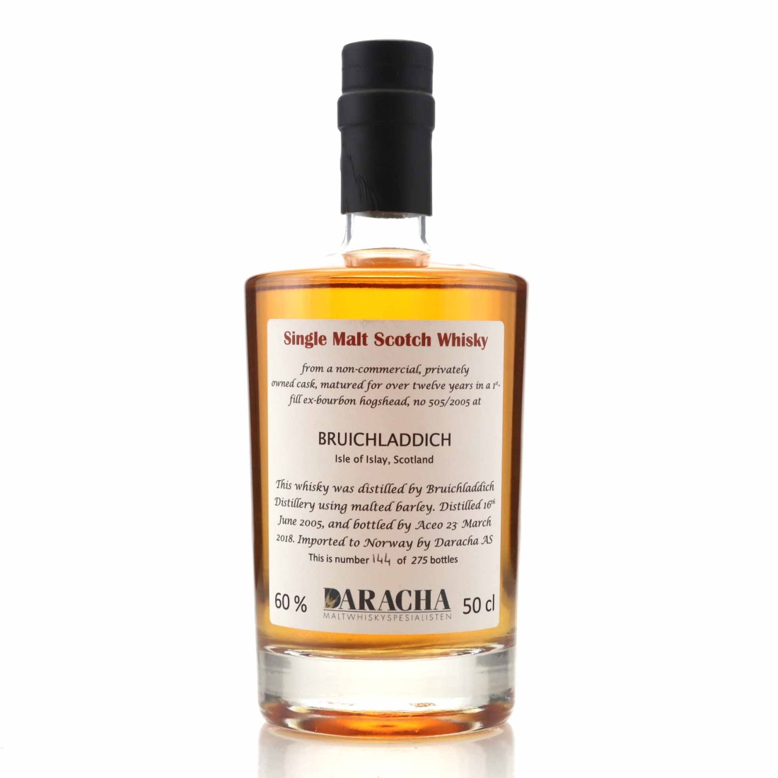 Bruichladdich 2005 Aceo 12 Year Old 50cl / Daracha​​​​​​​
