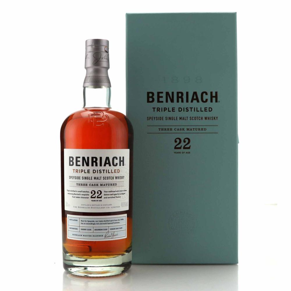 Benriach 22 Year Old Triple Distilled Three Cask Matured