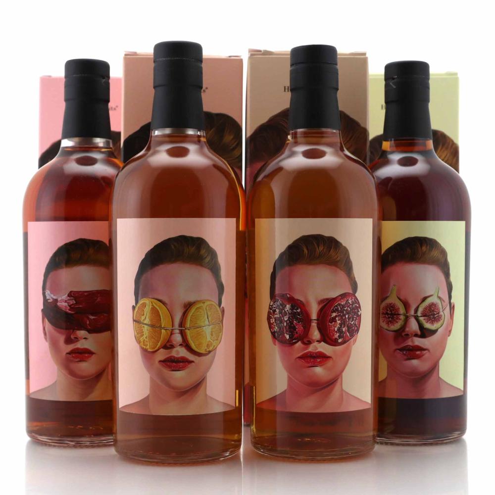 Hidden Spirits Poker Face Collection 4 x 70cl