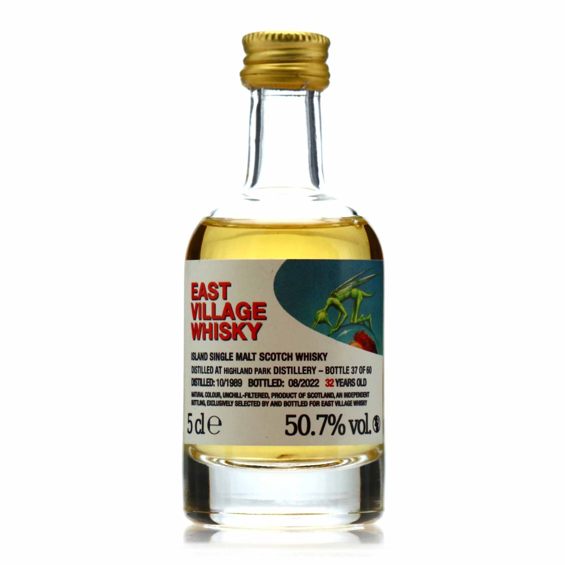 Highland Park 1989 East Village Whisky 32 Year Old Miniature