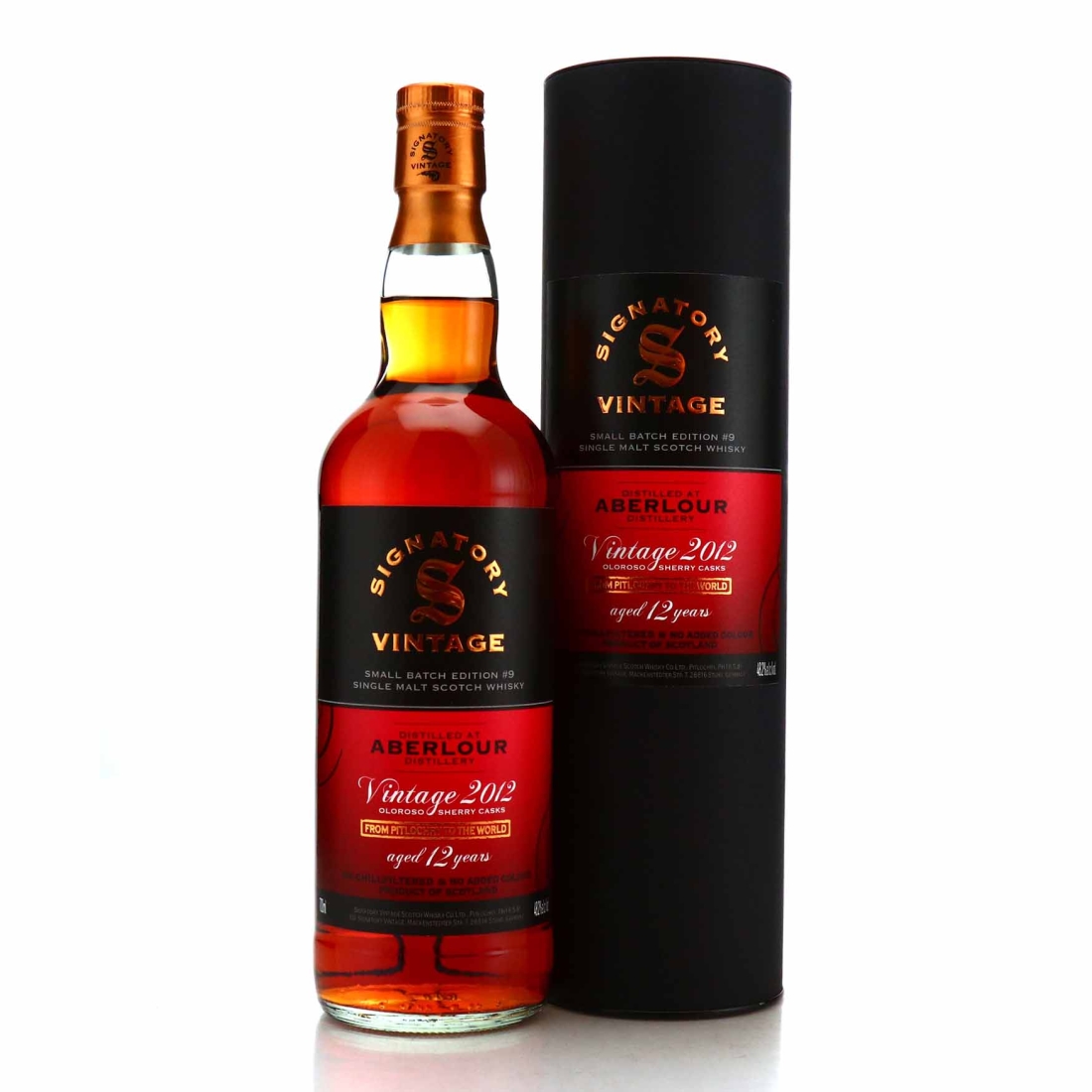 Aberlour 2012 Signatory Vintage 12 Year Old Small Batch
