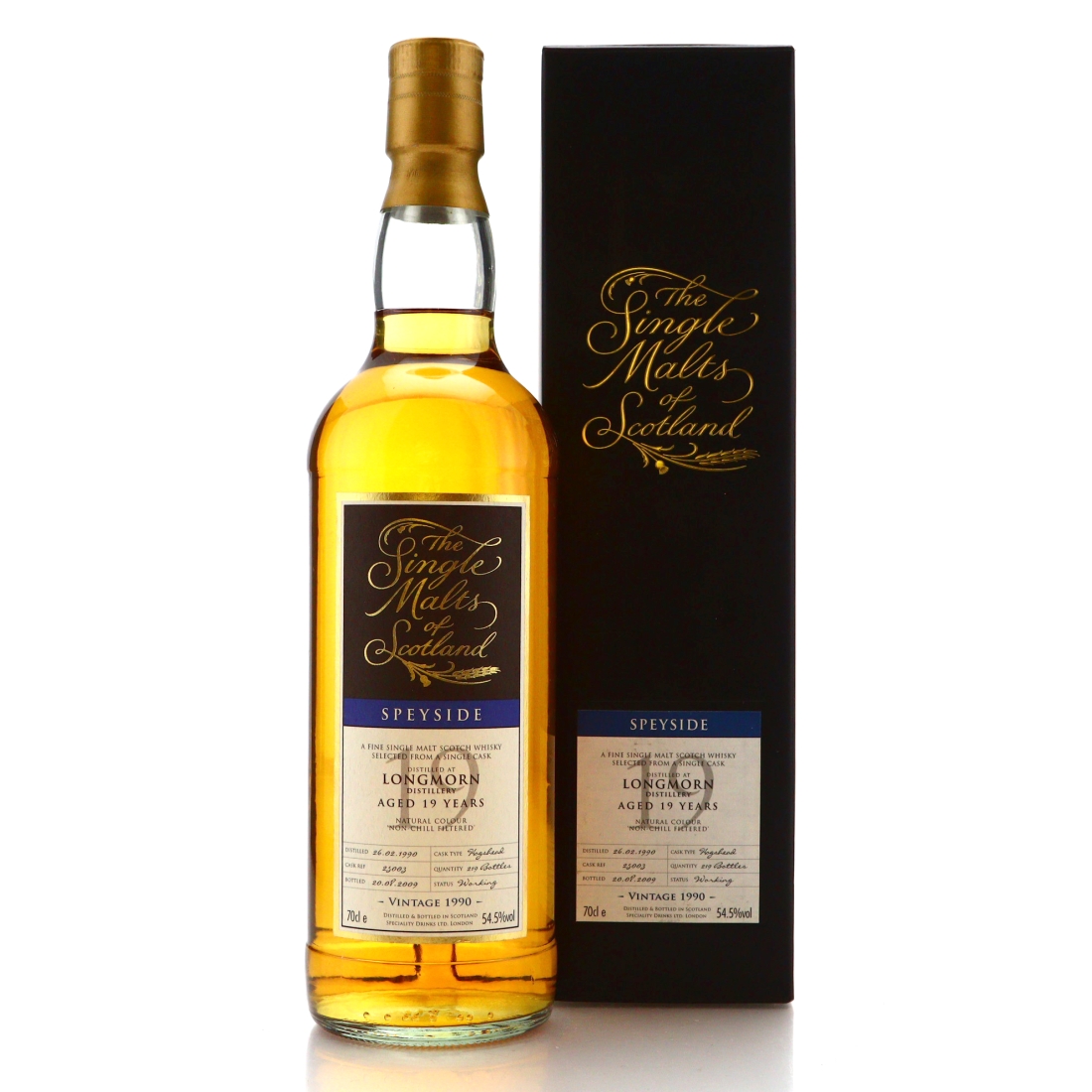 Longmorn 1990 Single Malts of Scotland 19 Year Old