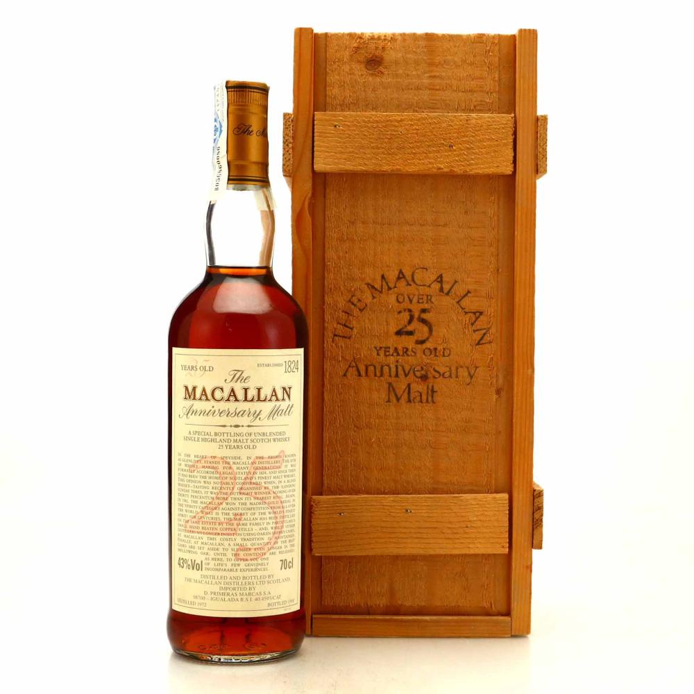 Macallan 1972 Anniversary Malt 25 Year Old / Primeras Marcas Import