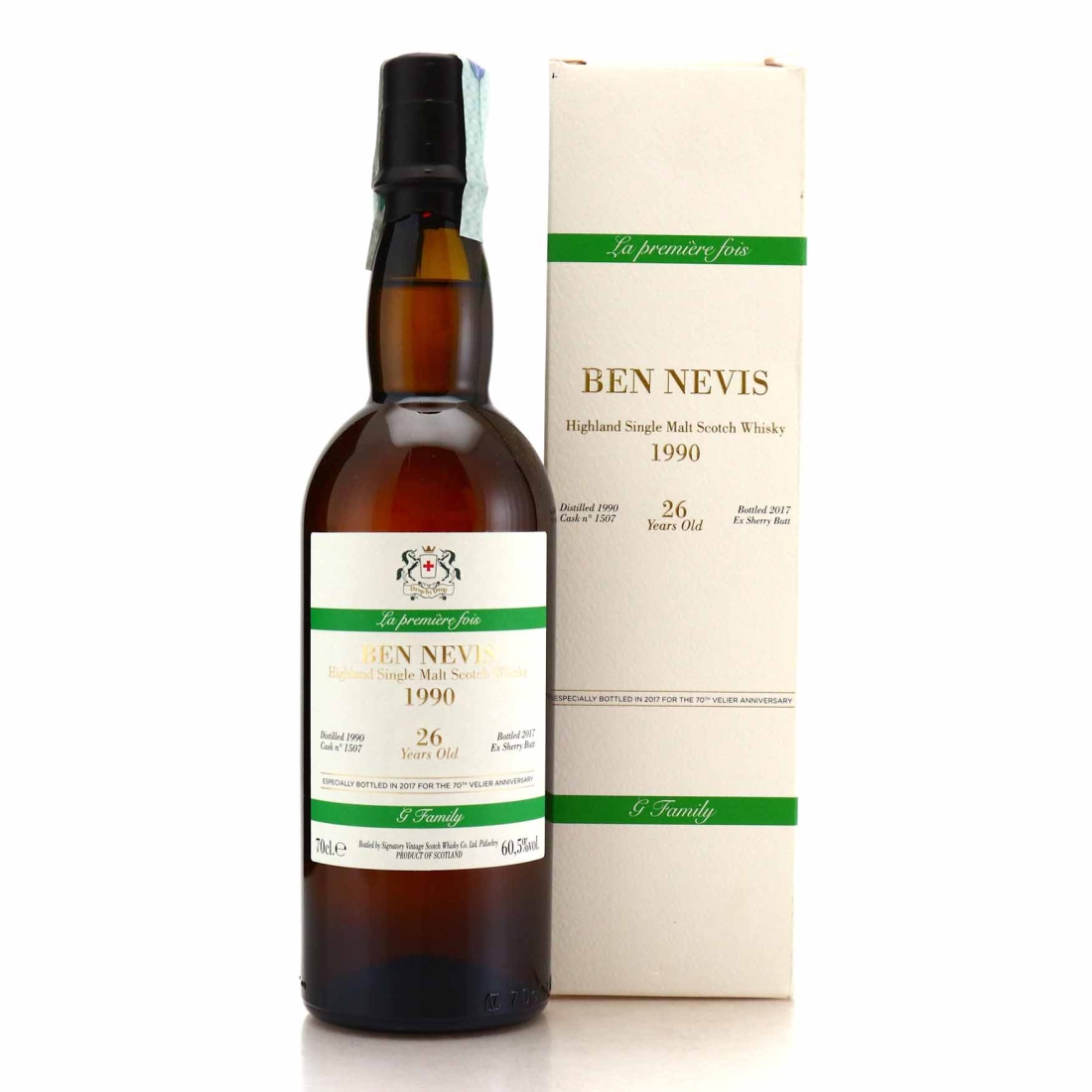 Ben Nevis 1990 Drop by Drop 26 Year Old / Velier 70th Anniversary