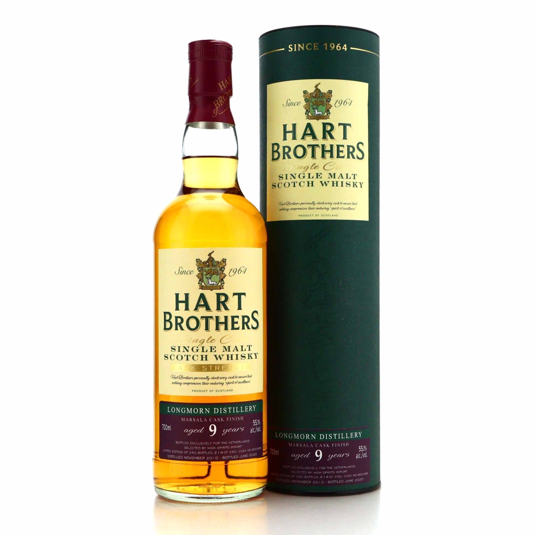 Longmorn 2010 Hart Brothers 9 Year Old Cask Strength