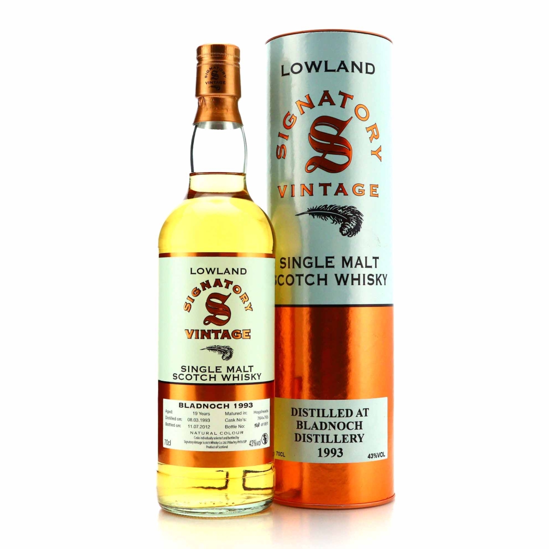 Bladnoch 1993 Signatory Vintage 19 Year Old