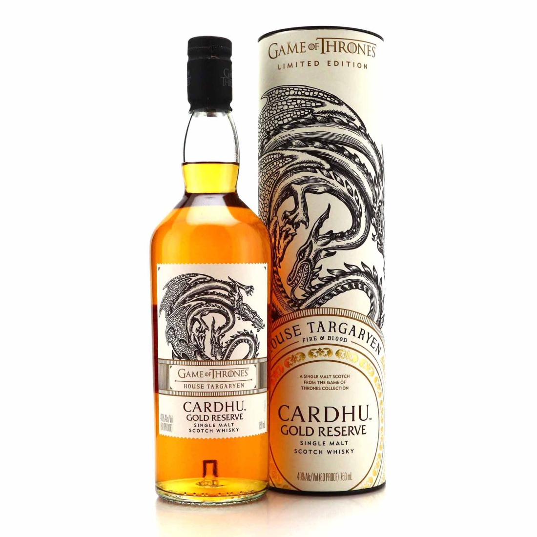 Cardhu Gold Reserve Game of Thrones 75cl / House Targaryen - US Import