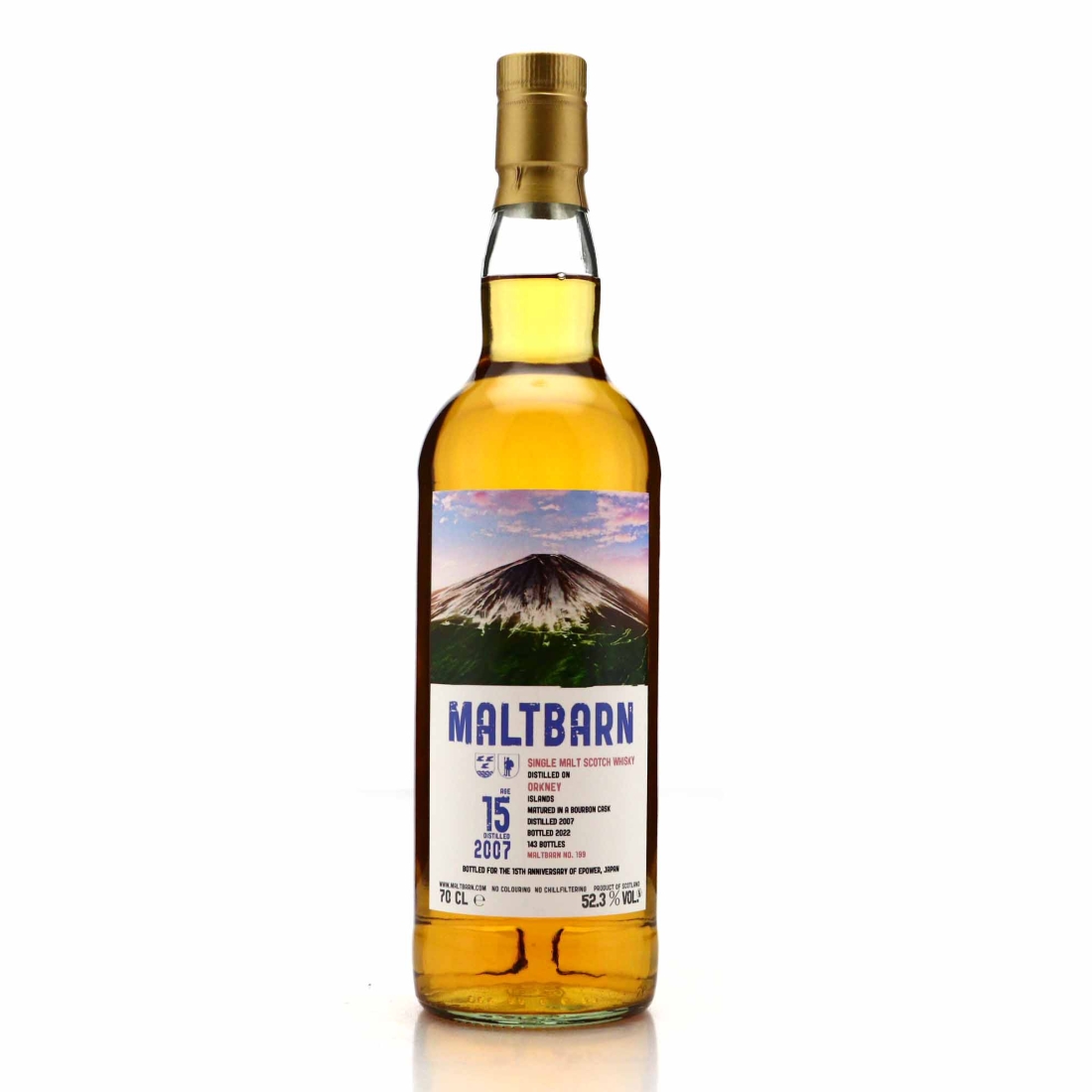 Orkney Single Malt 2007 Maltbarn 15 Year Old