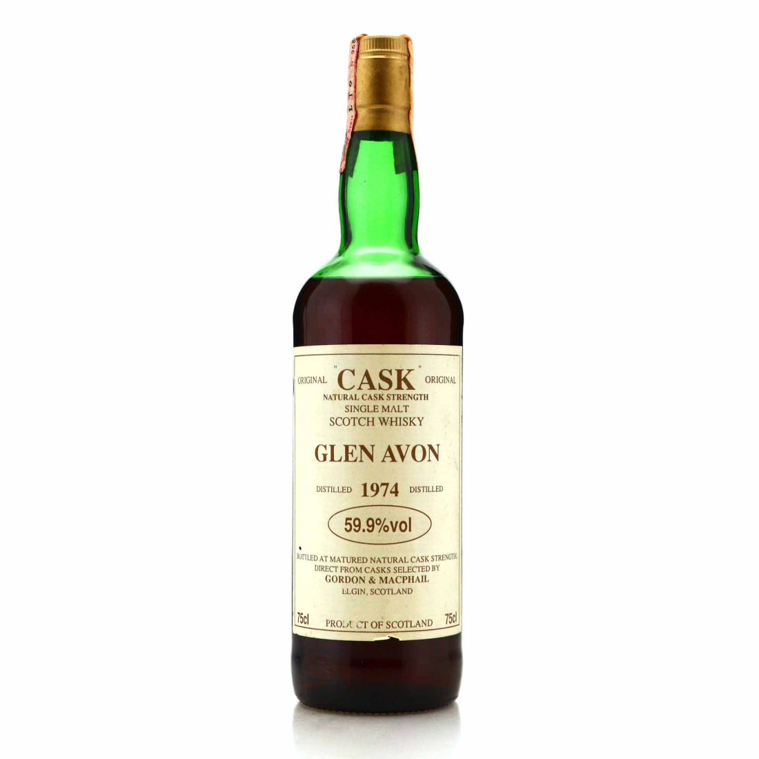 Glen Avon 1974 Gordon and MacPhail Cask Strength / Meregalli Import