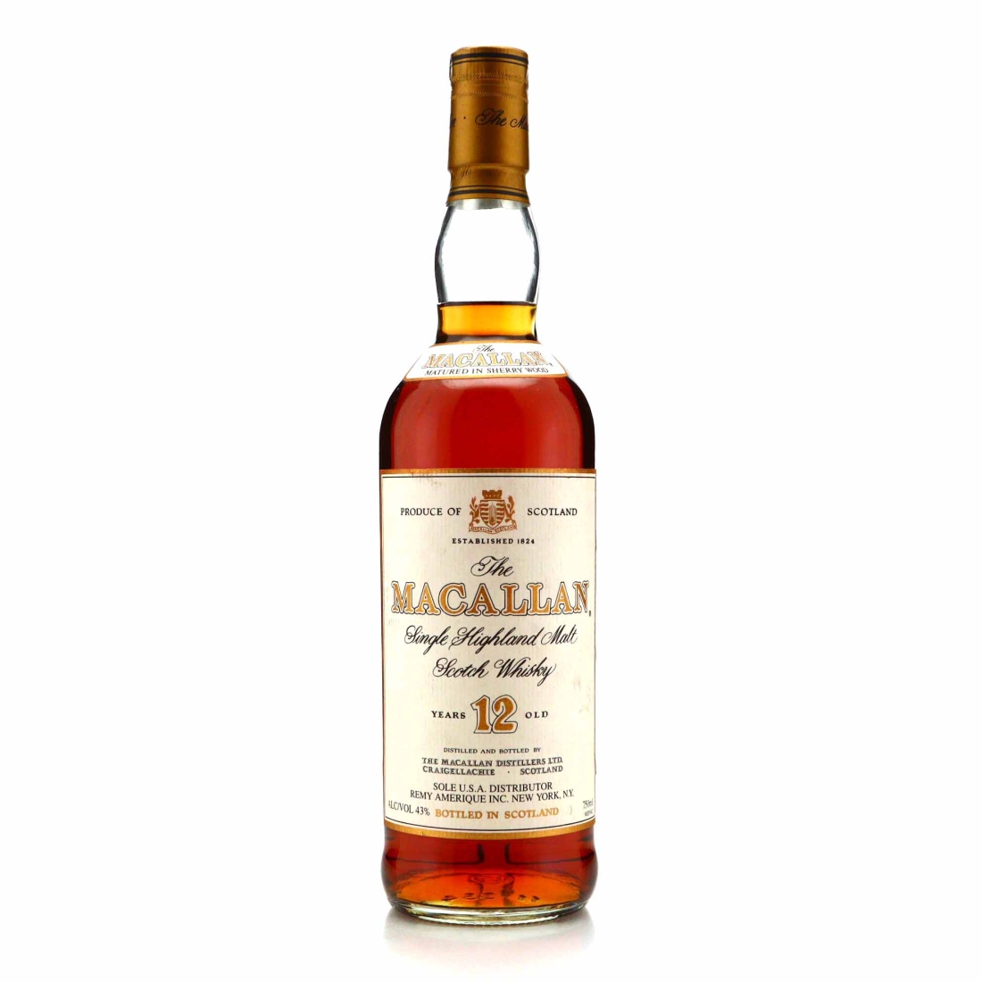 Macallan 12 Year Old 75cl 1990s / US Import