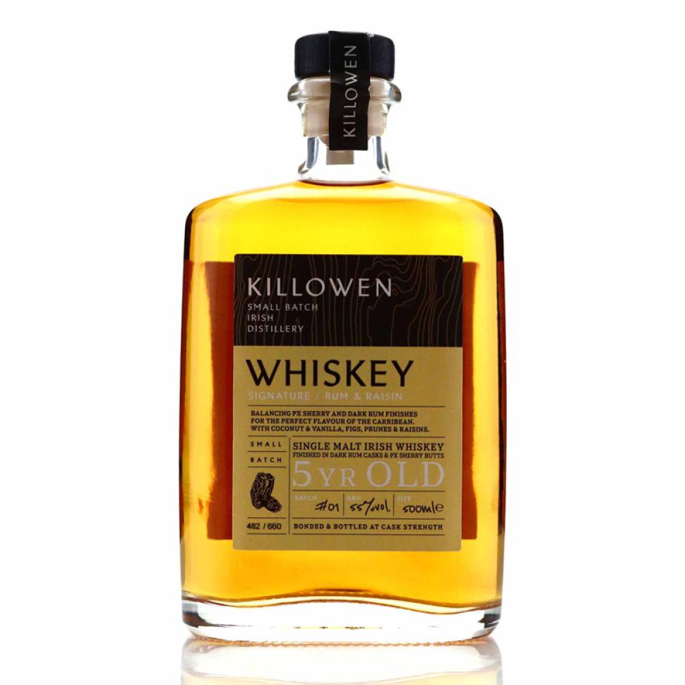 Killowen 5 Year Old Signature Rum & Raisin Single Malt 50cl / Batch #1