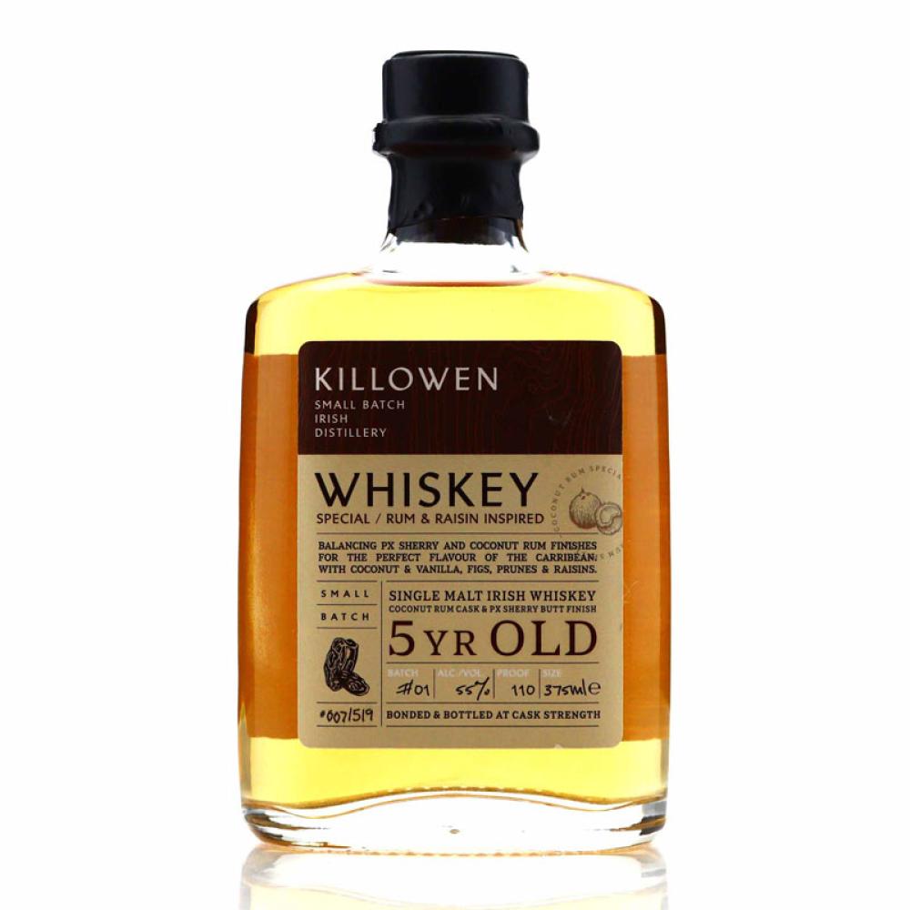 Killowen 5 Year Old Special Rum & Raisin Inspired Single Malt 50cl / Batch #1