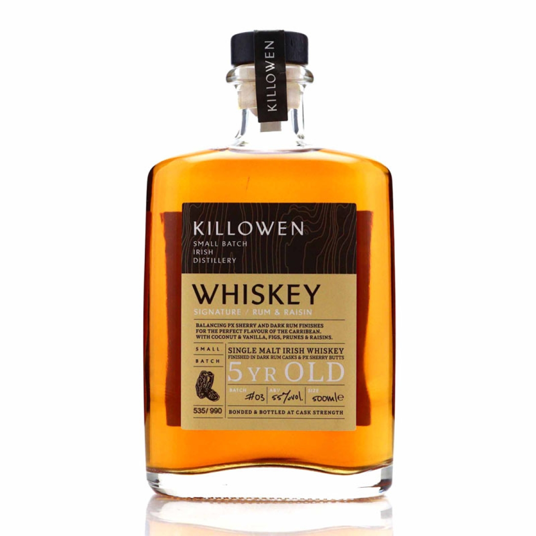 Killowen 5 Year Old Signature Rum & Raisin Single Malt 50cl / Batch #3
