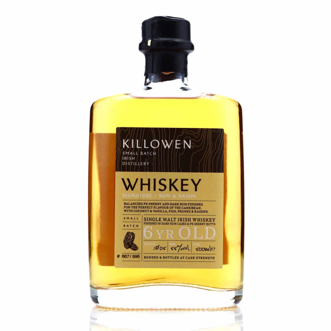 Killowen 6 Year Old Signature Rum & Raisin Single Malt 50cl / Batch #5