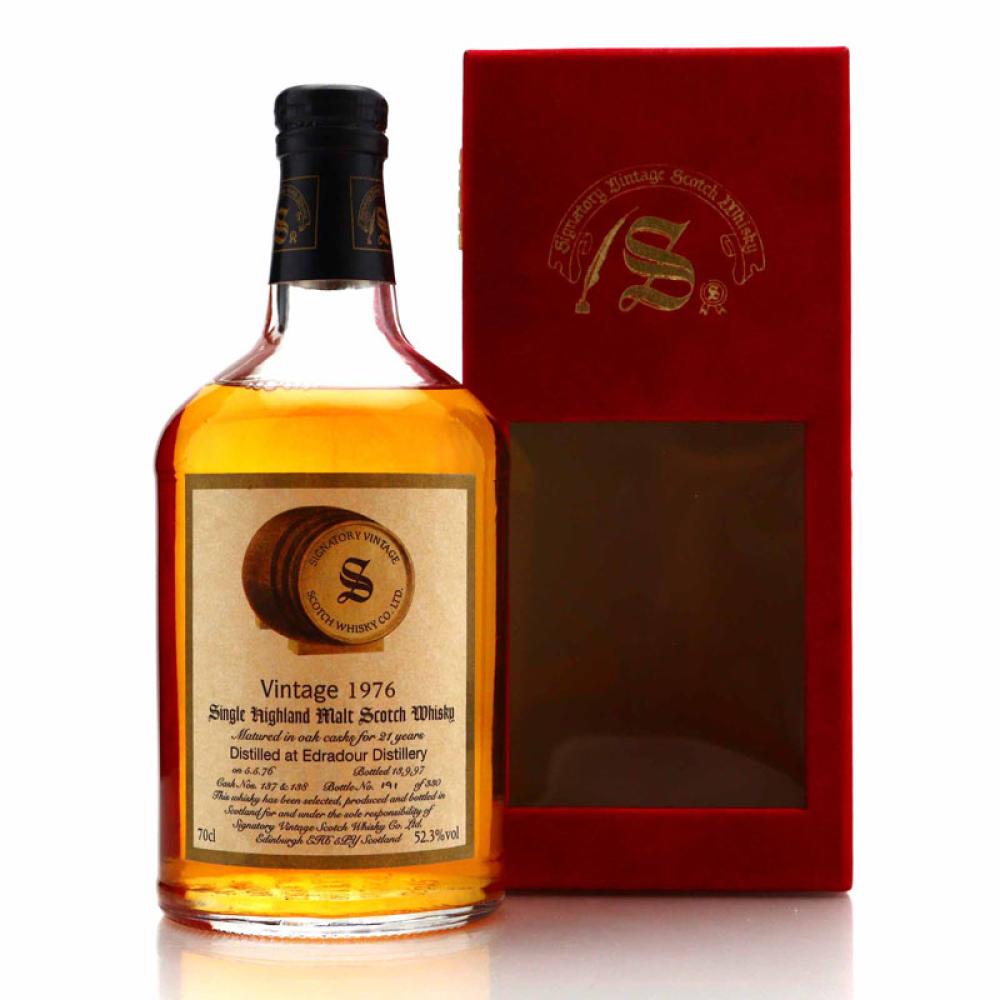 Edradour 1976 Signatory Vintage 21 Year Old