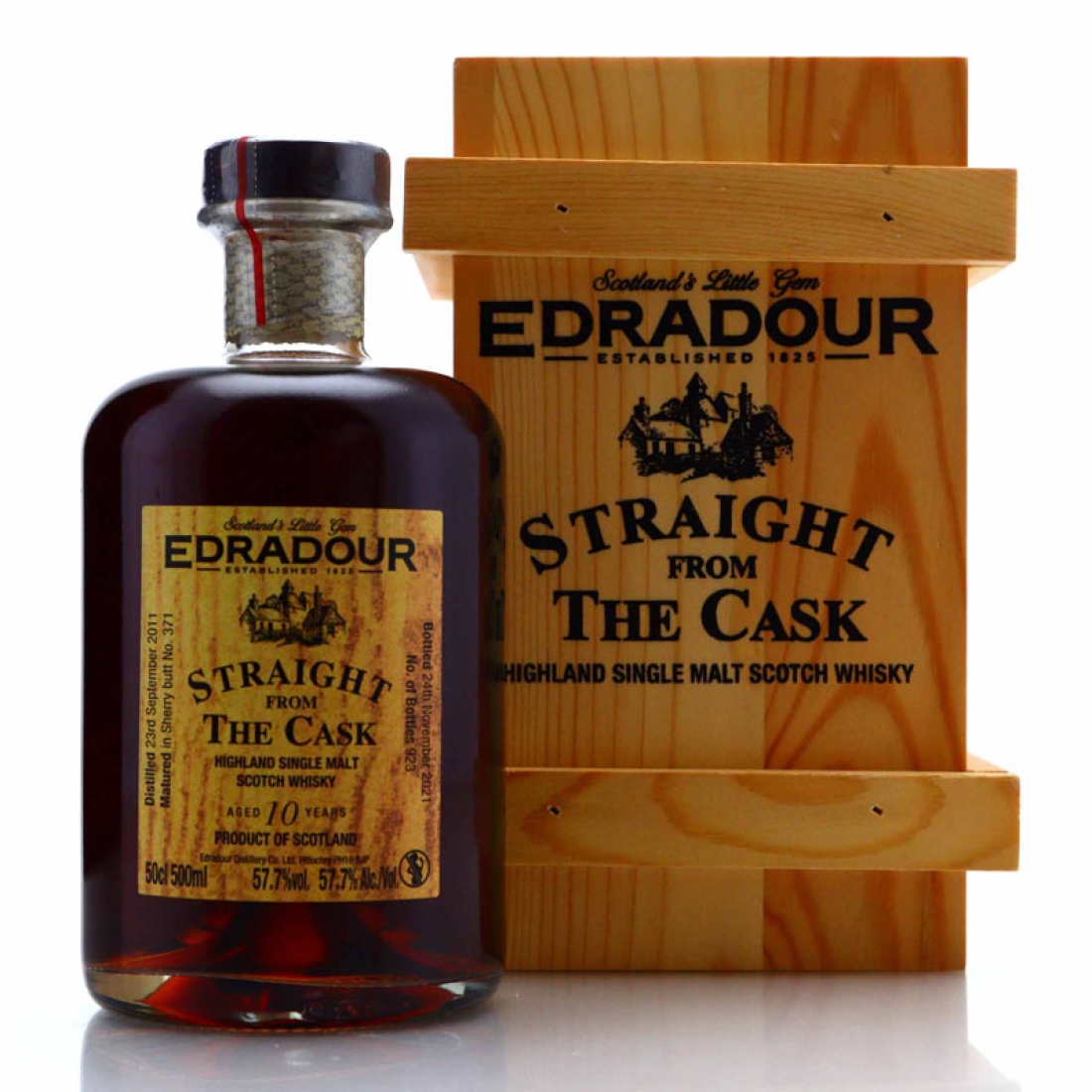 Edradour 2011 Straight From The Cask 10 Year Old #371 50cl