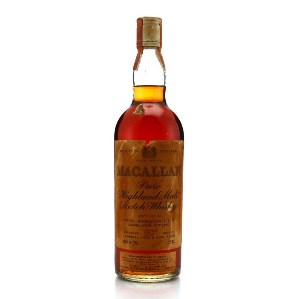 Image for Macallan 1950s Campbell, Hope and King​ 80 Proof / Rinaldi Import