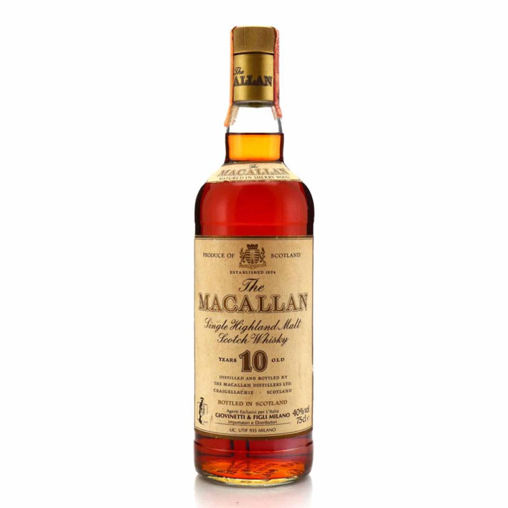 Macallan 10 Year Old early 1980s / Giovinetti Import