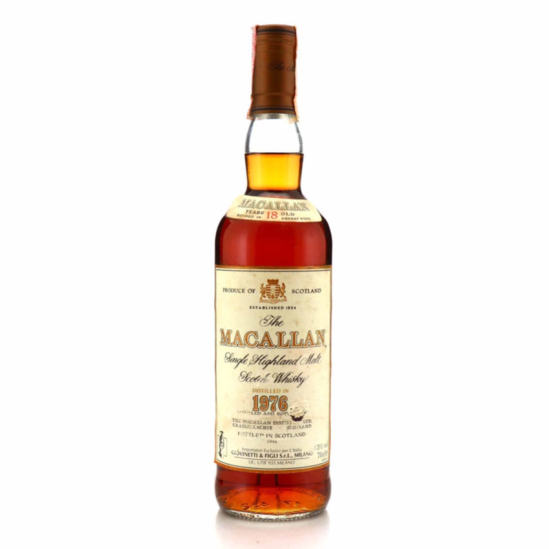 Image for Macallan 1976 18 Year Old / Giovinetti Import