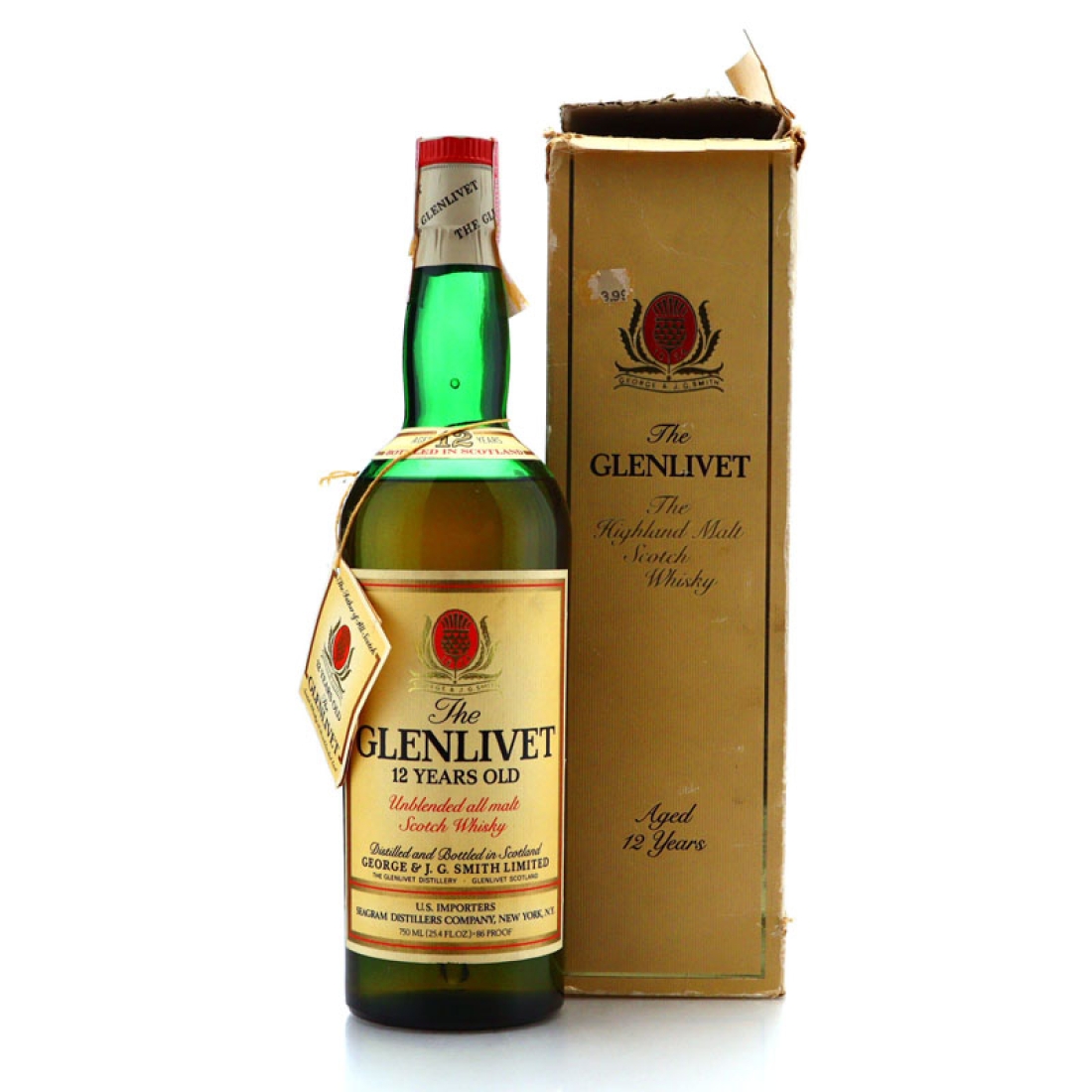 Glenlivet 12 Year Old 1980s / US Import