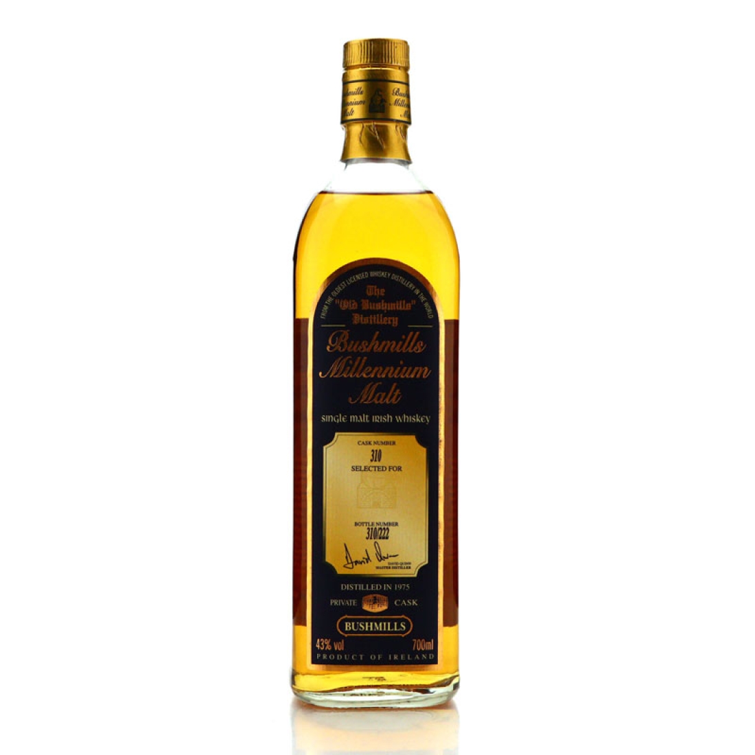 Bushmills 1975 Millennium Malt Single Cask #310