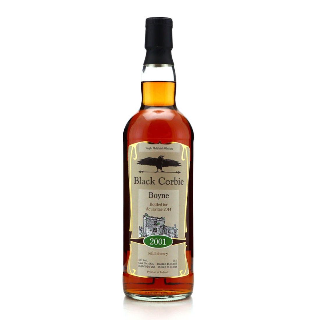 Irish Single Malt 2001 Black Corbie / Aquavitae 2014