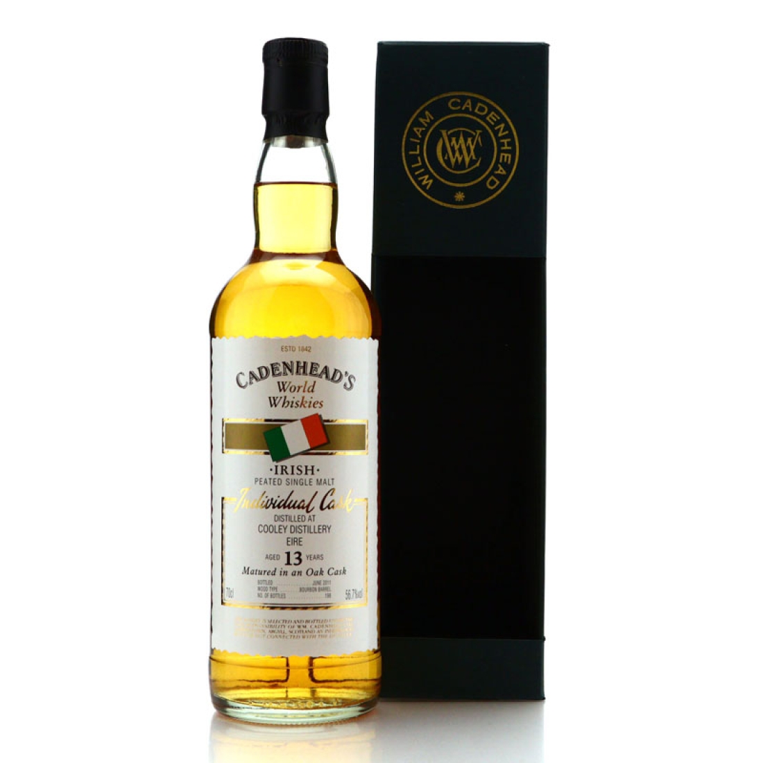 Cooley Peated 13 Year Old Cadenhead's World Whiskies