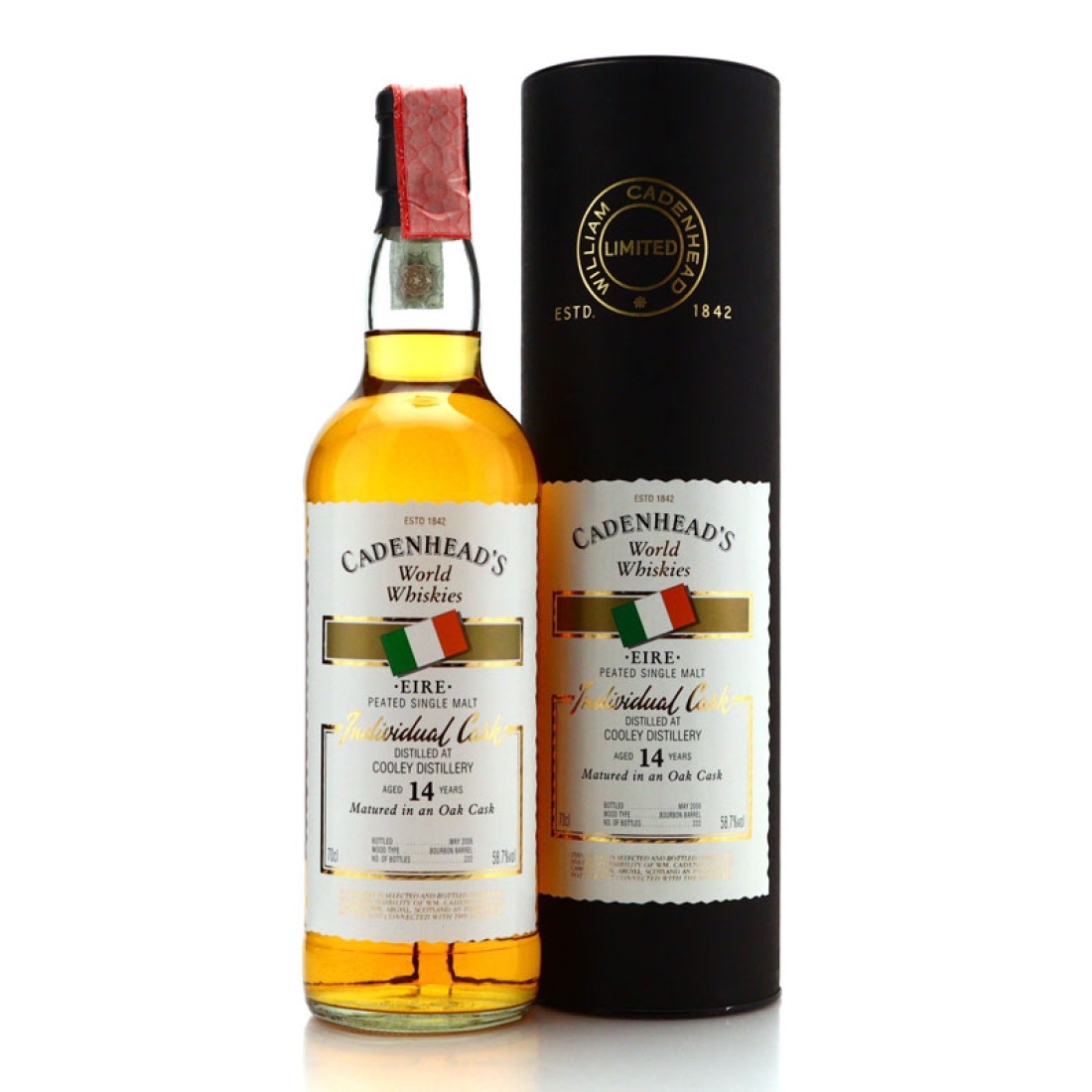 Cooley Peated 14 Year Old Cadenhead's World Whiskies