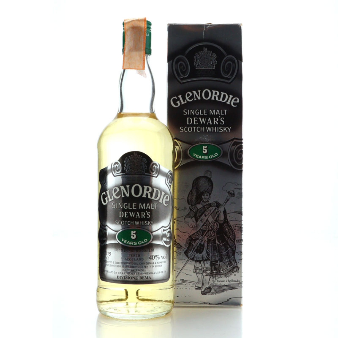 Glen Ord 'Glenordie' 5 Year Old 1980s / Wax & Vitale Import